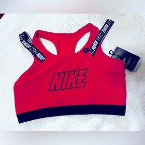 NWT pink Nike sports bra